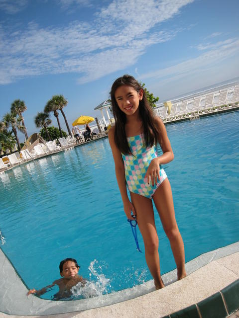 Another day at the pool in Daytona Beach