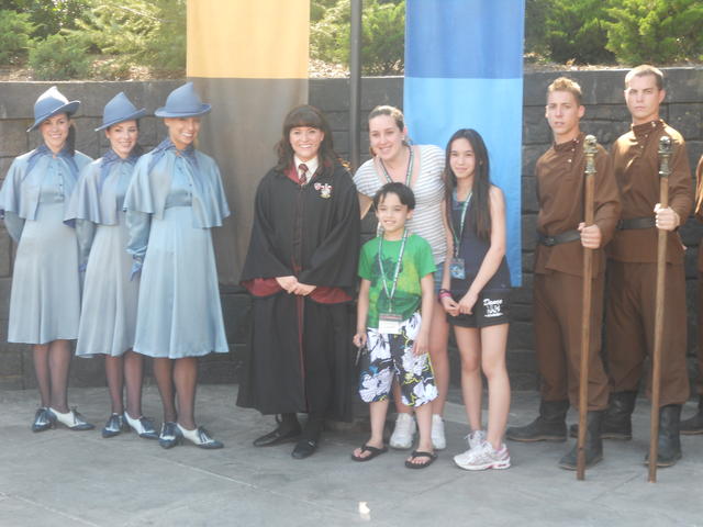 The local populace at Wizarding World